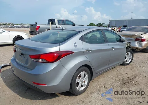 2015 Hyundai Elantra Se z USA, uszkodzony, nr VIN 5NPDH4AEXFH600175